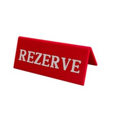 Pleksi Rezerve Yazısı Kırmızı