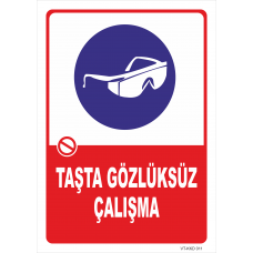 Taşta Gözlüksüz Çalışma Levhası