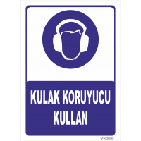 Kulak Koruyucu Kullan Levhası