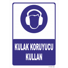 Kulak Koruyucu Kullan Levhası