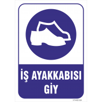 İş Ayakkabısı Giy Levhası