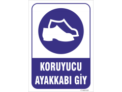 Koruyucu Ayakkabı  Giy Levhası