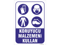 Koruyucu Malzemeni Kullan