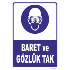 Baret ve Gözlük Tak