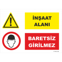 İnşaat Alanı Baretsiz Girilmez