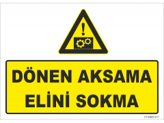 Dönen Aksama Elini Sokma