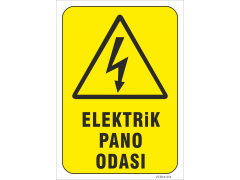 Elektrik Pano Odası Levhası