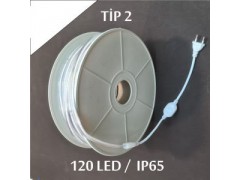 220 Volt Şerit Led IP65 Tip 2