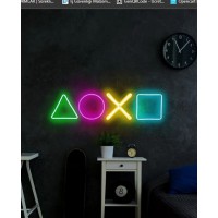 Playstation Neon Led Tabela (50CMX15CM)