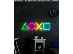 Playstation Neon Led Tabela (50CMX15CM)